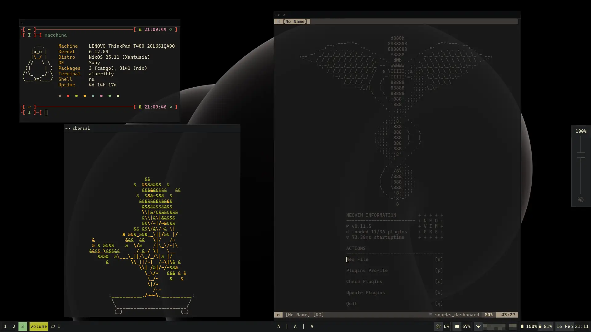 screenshot of my dotfiles